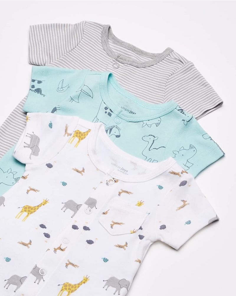 Set 3 Bodies/Rompers Diseño Animales