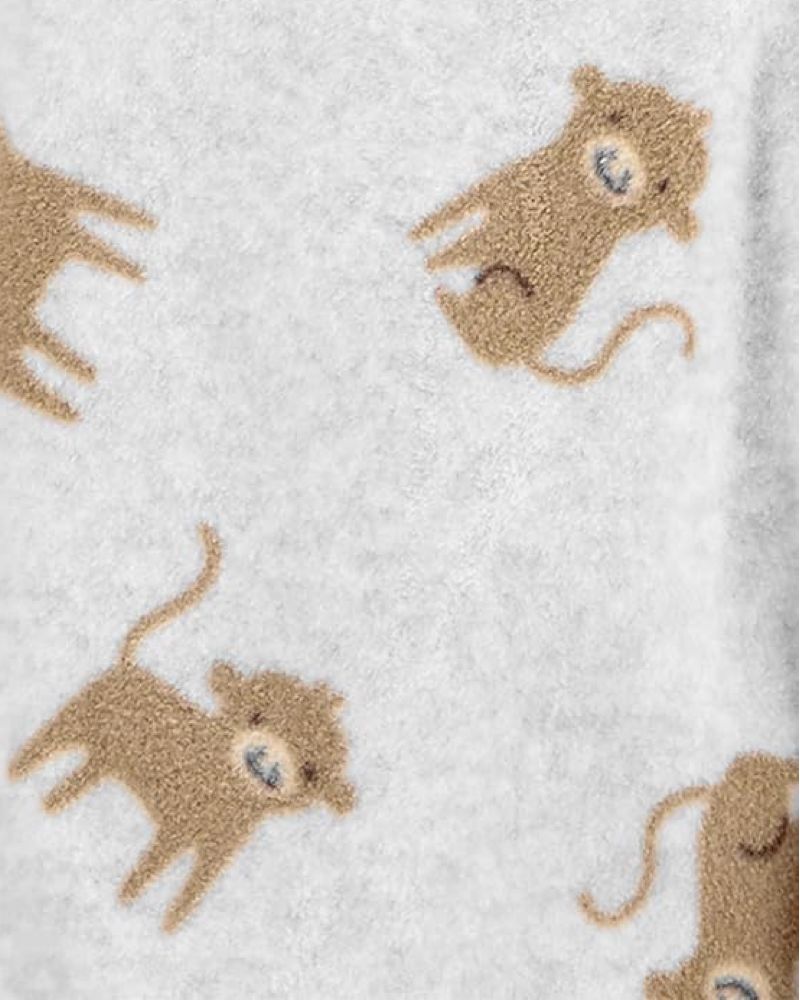2 Pijamas en Fleece Diseño Monky