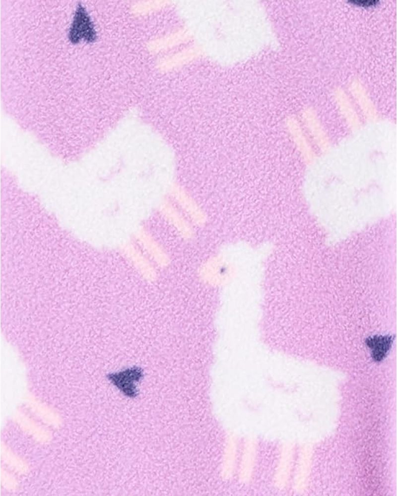 2 Pijamas en Fleece Diseño Llamas