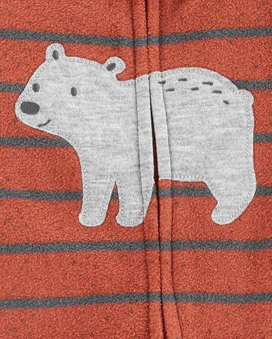 2 Pijamas en Fleece Diseño Oso Polar