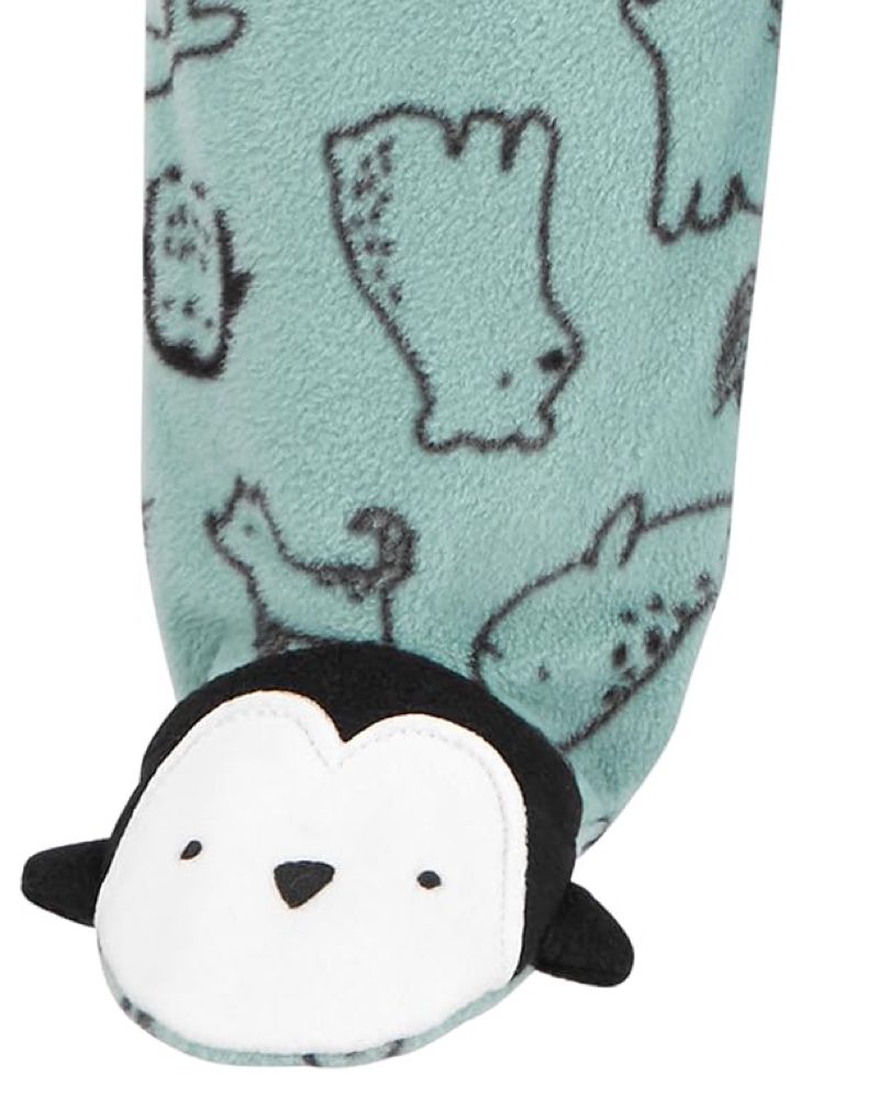 2 Pijamas en Fleece Diseño Oso Polar
