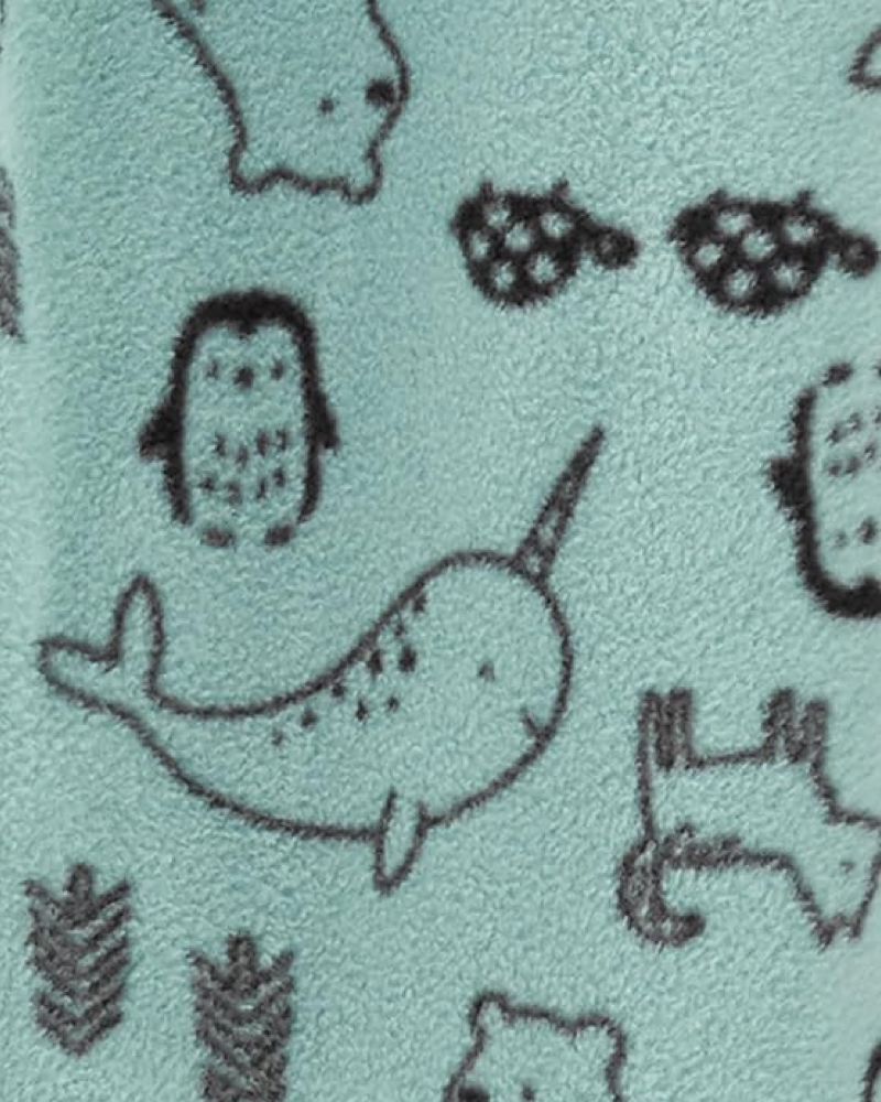 2 Pijamas en Fleece Diseño Oso Polar