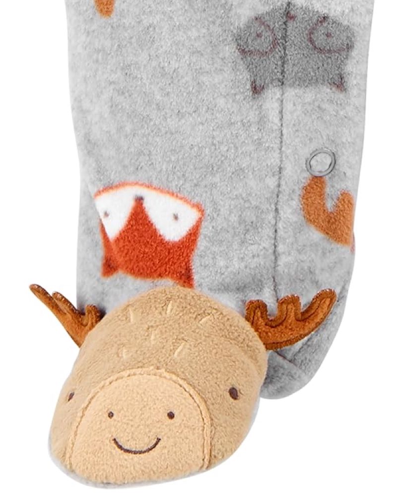 2 Pijamas en Fleece Diseño Tiger