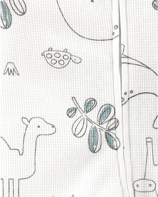 2 Pijamas en Algodón Térmico Diseño Animales