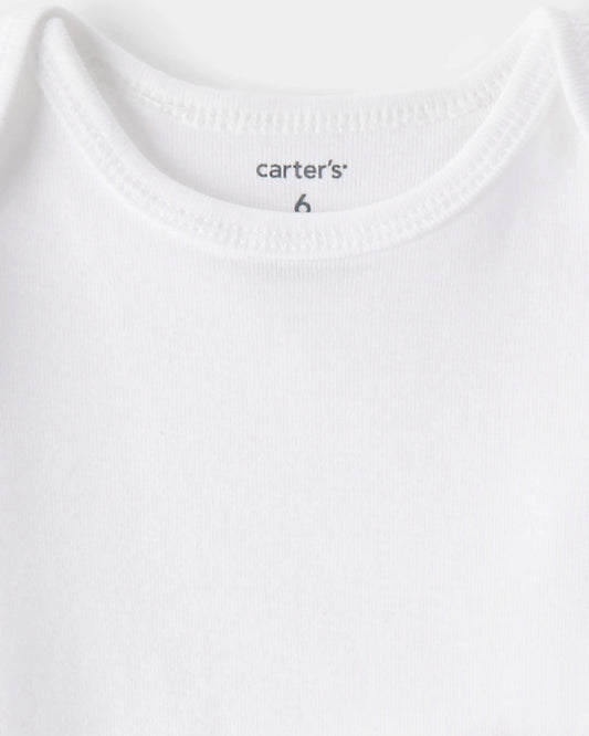 Set 5 Bodies Manga Corta Blancos