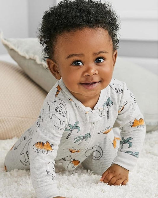 2 Pijamas en Algodón Térmico Diseño Dino