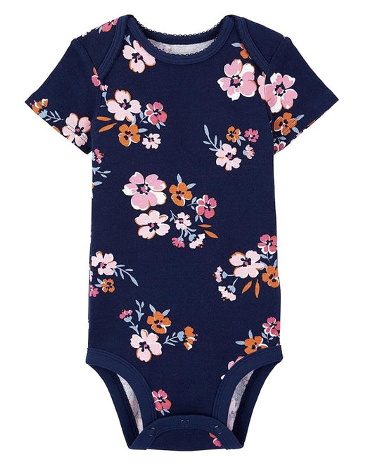 Set 6 Bodies Manga Corta Diseño Puntos y Flores