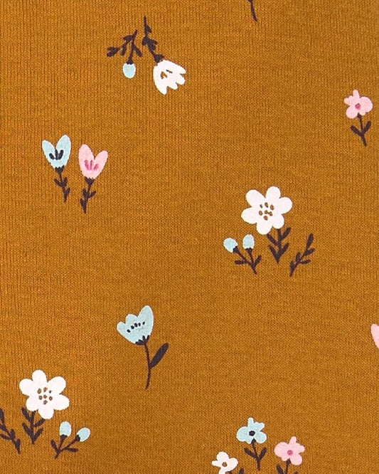 Set 4 Pantalones Diseño Flores y Fresas