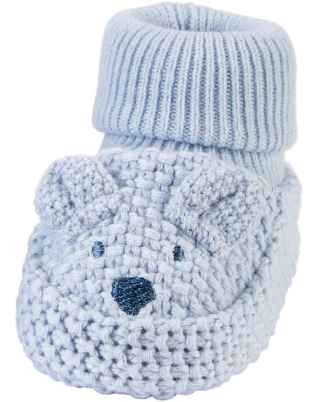 Botitas de Osito Tejidas en Crochet