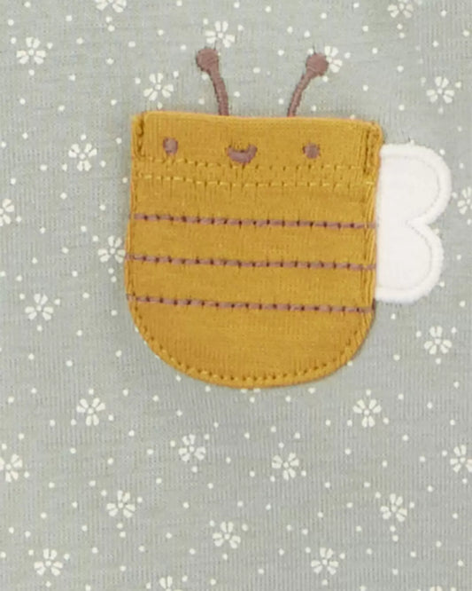 Set 5 Bodies Manga Corta Diseño Bee Pocket