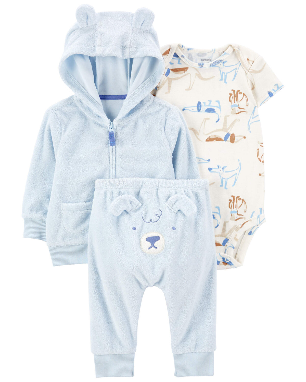 Conjunto 3 Piezas Diseño Osito