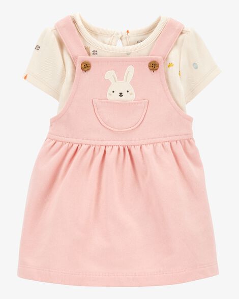 Vestido 2 Piezas Jardinera Bunny