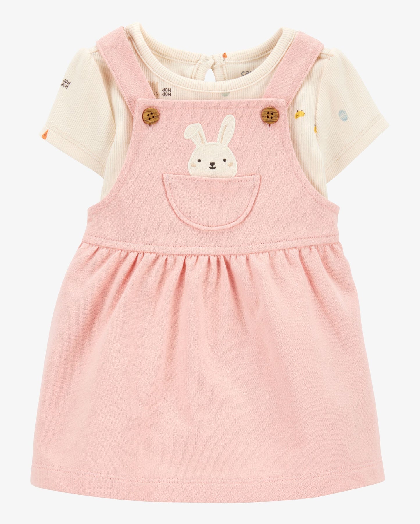 Vestido 2 Piezas Jardinera Bunny