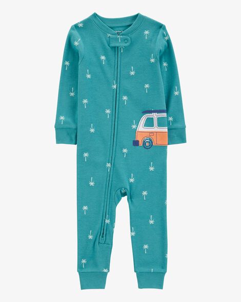 Pijama en Algodón Diseño Palmeras