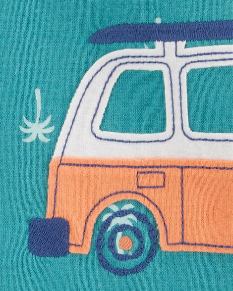 Pijama en Algodón Diseño Palmeras