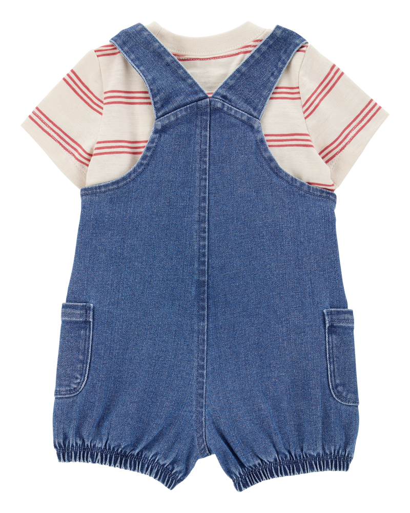 Conjunto 2 Piezas Overol en Jean