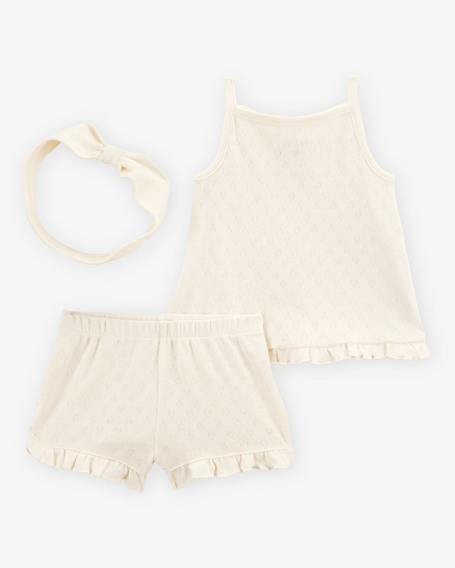 Conjunto 3 Piezas Tejido con Diadema