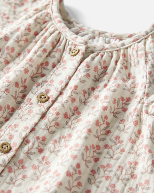 Conjunto 2 Piezas Algodón Organico Floral