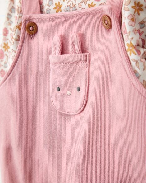 Conjunto 2 Piezas Overol Bunny