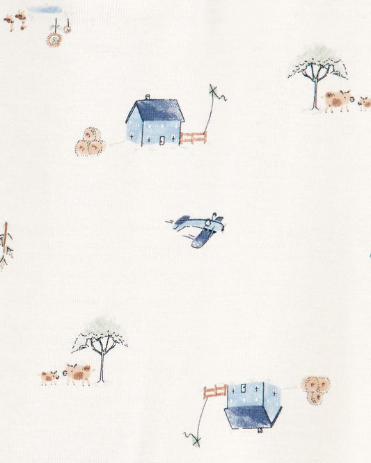 2 Pijamas en Algodón Diseño Farm