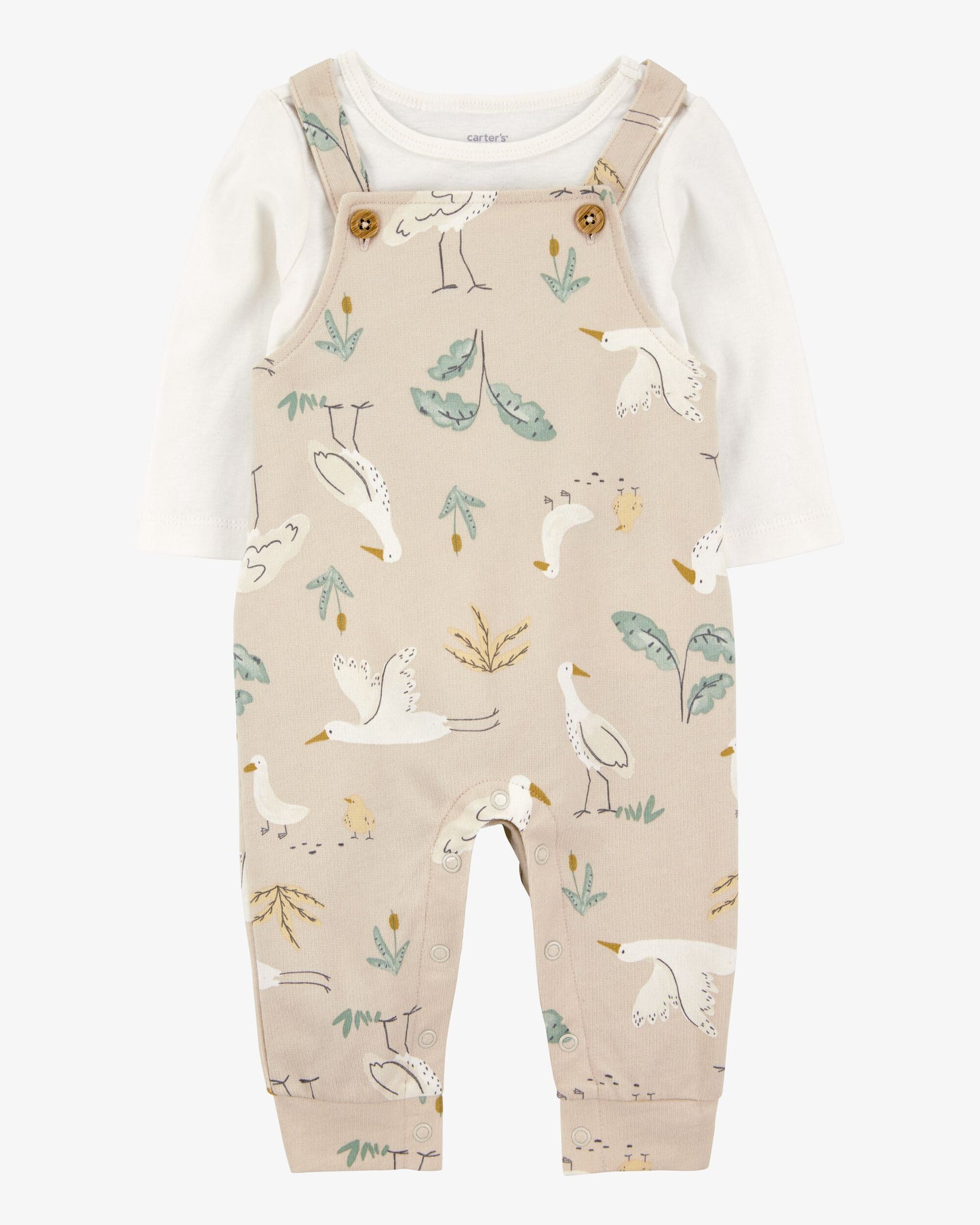Conjunto 2 Piezas Overol Birds
