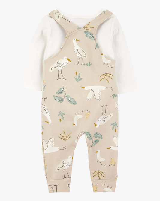 Conjunto 2 Piezas Overol Birds