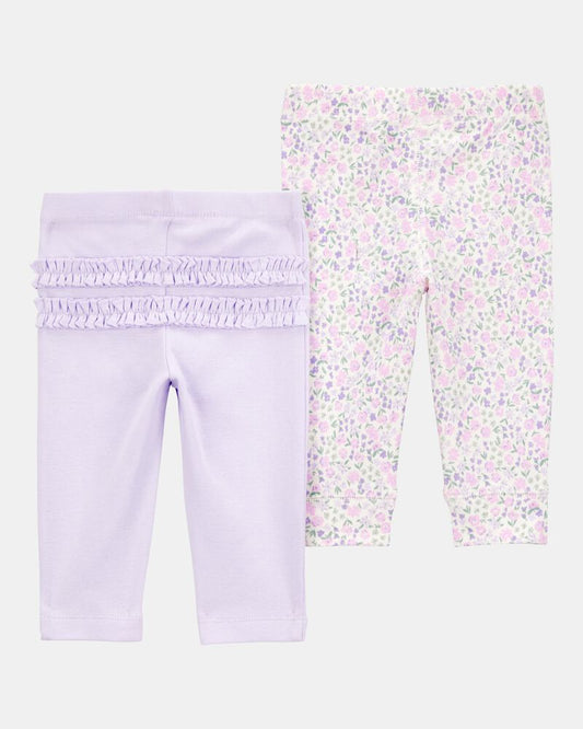 Set 2 Pantalones Diseño Floral