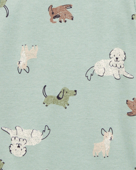 Set 5 Bodies Manga Corta Diseño Puppies