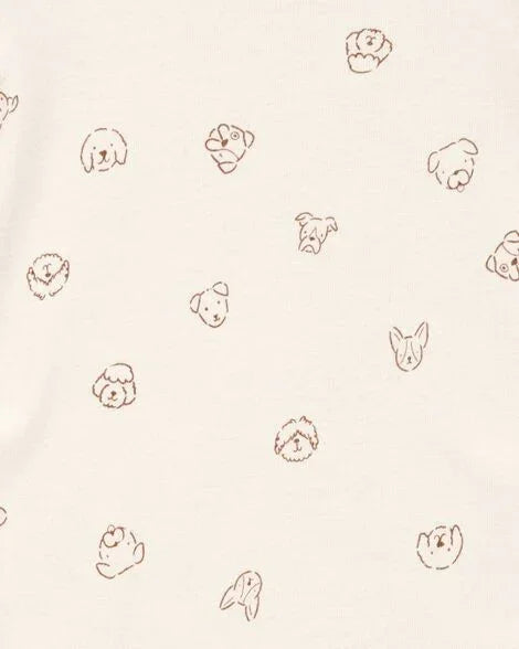 Set 5 Bodies Manga Corta Diseño Puppies