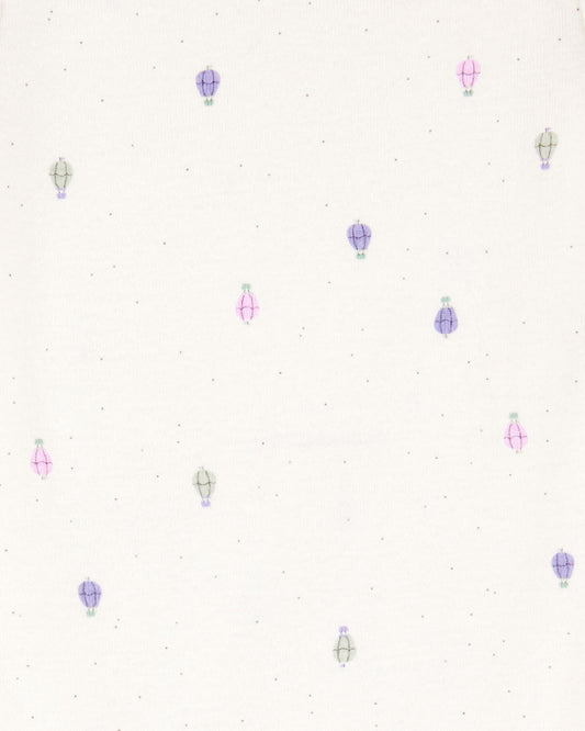 Set 5 Bodies Manga Corta Diseño Floral Polka Dot