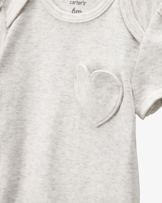 Set 5 Bodies Manga Corta Diseño Hello Lovely