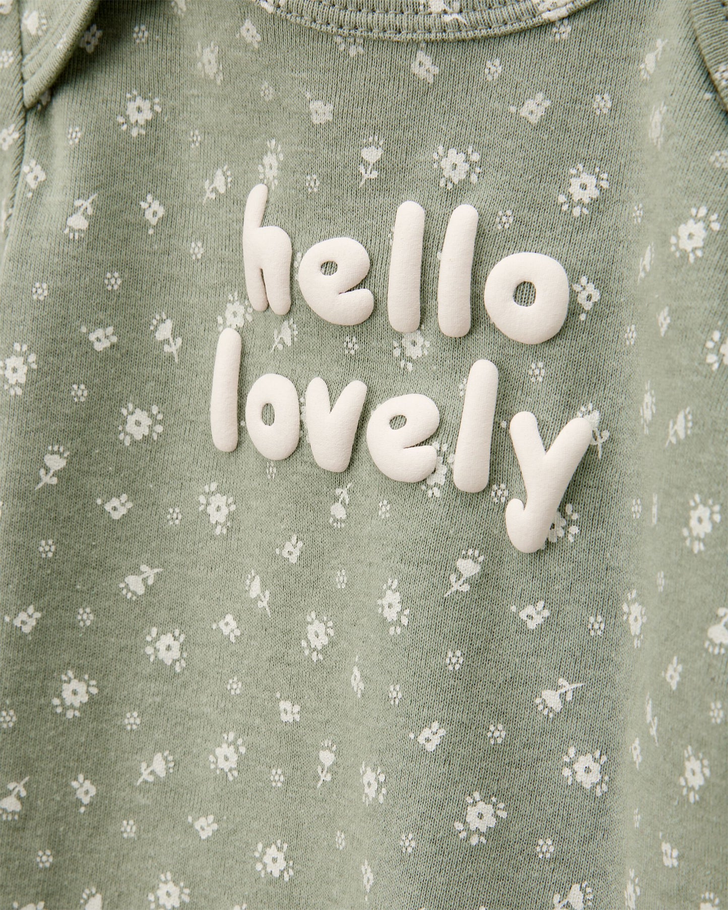 Set 5 Bodies Manga Corta Diseño Hello Lovely