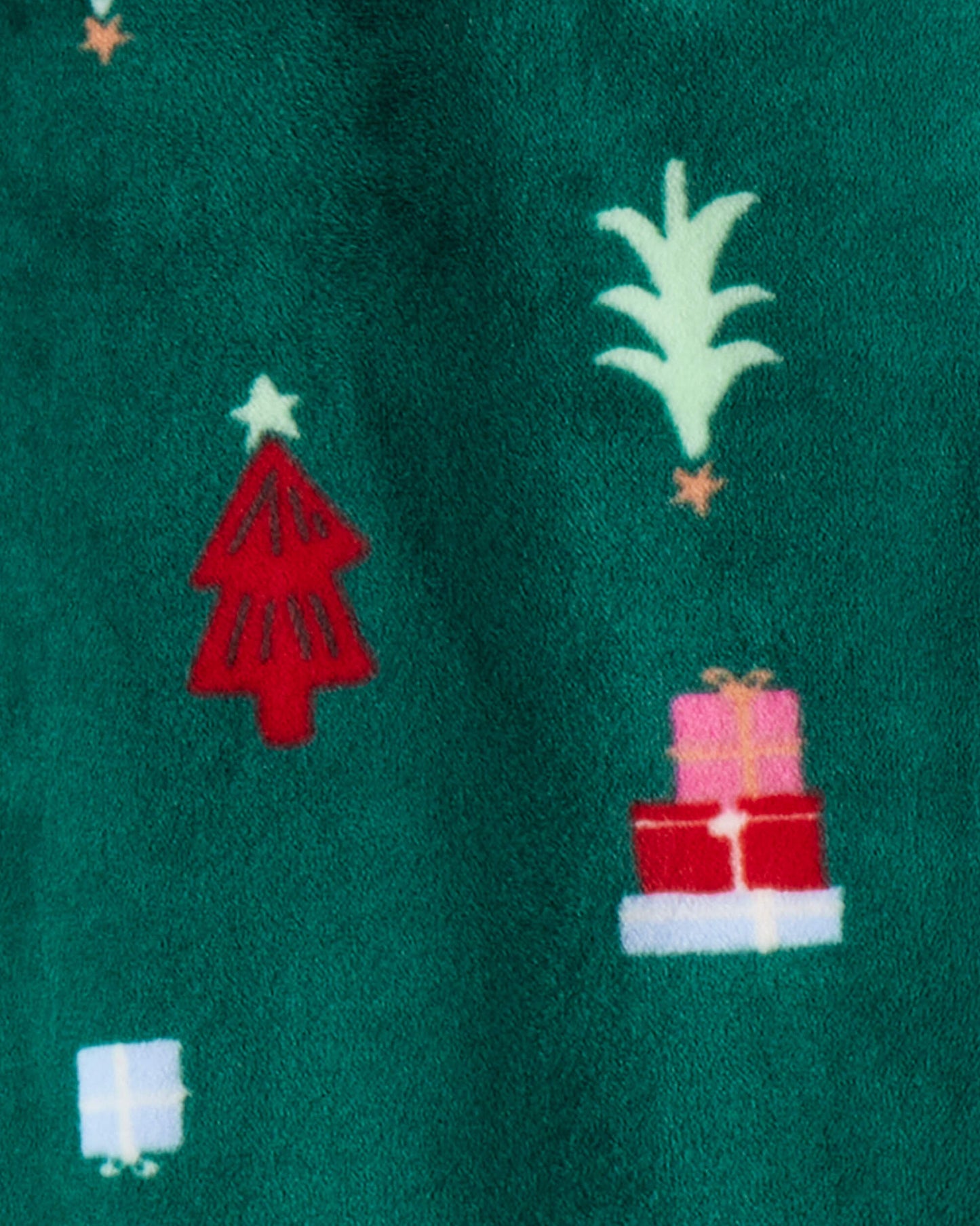 Pijama en Terciopelo Diseño Christmas Trees