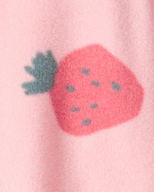 Pijama en Fleece Diseño Strawberry