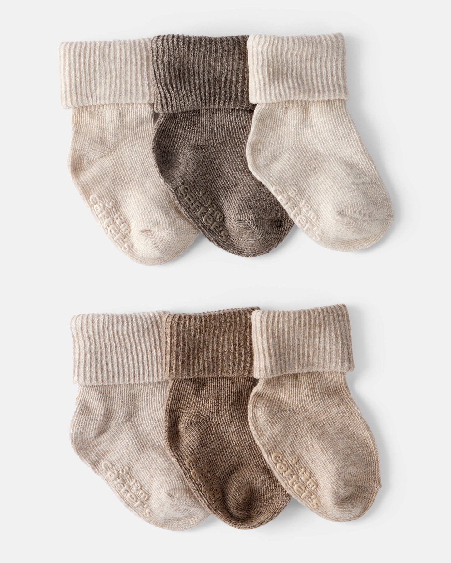 Set 6 Pares de Medias Brown