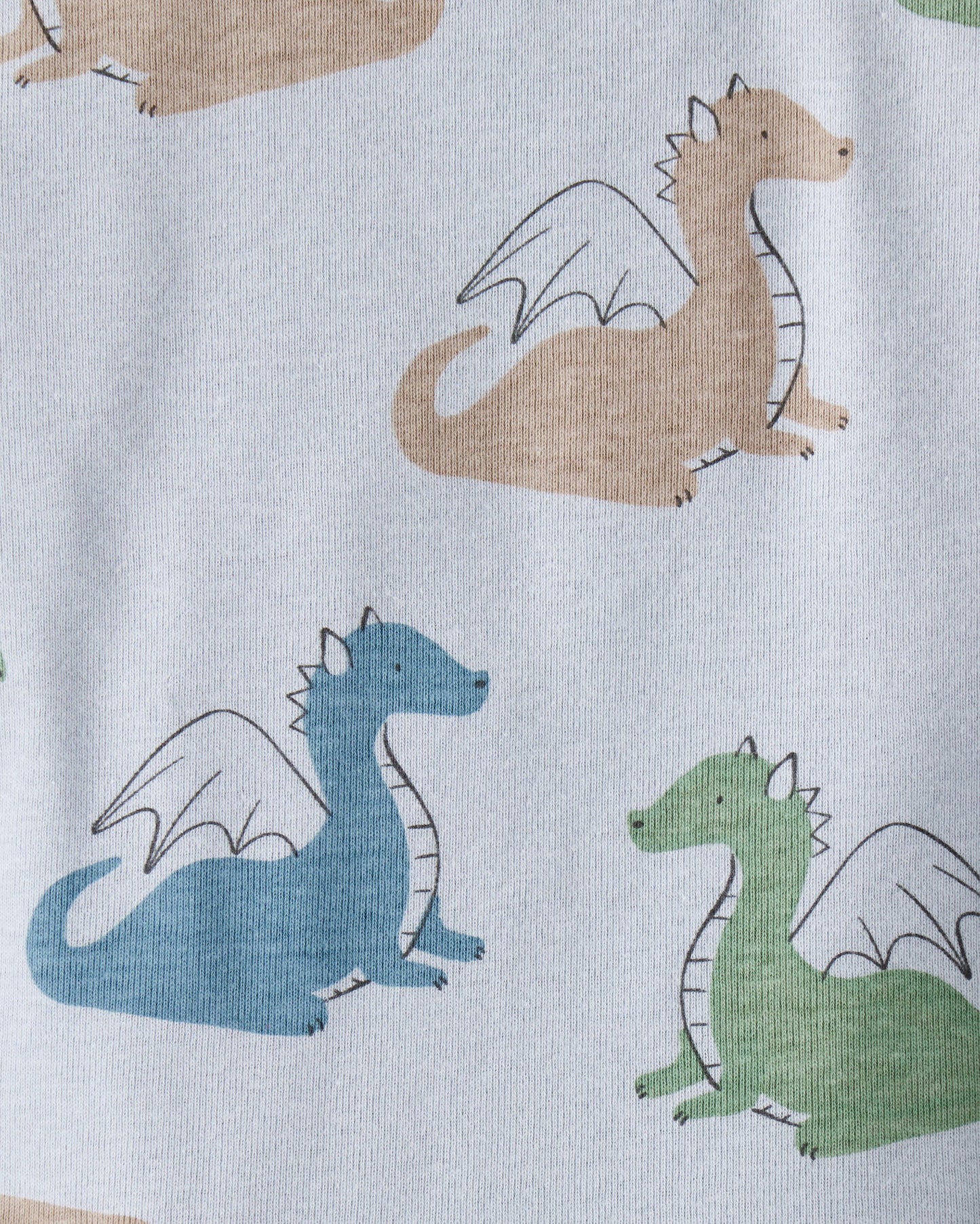 Set 4 Bodies Manga Larga Diseño Dragones