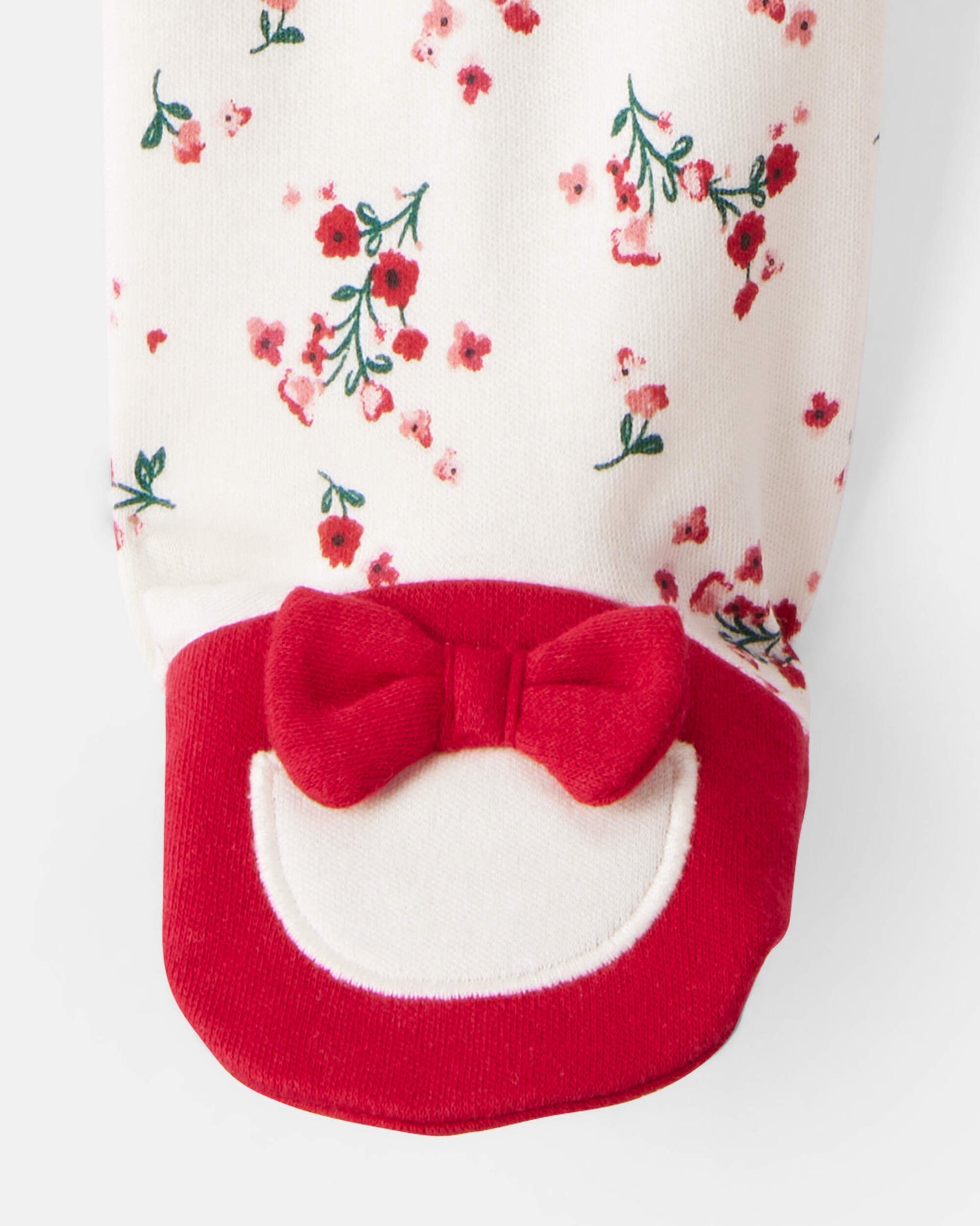Pijama en Algodón Diseño Floral Navideño