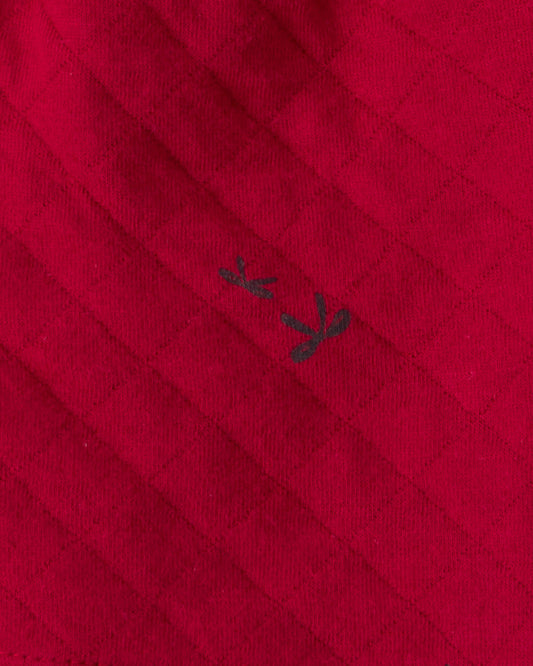 Conjunto 3 Piezas Chaleco Rojo Capota