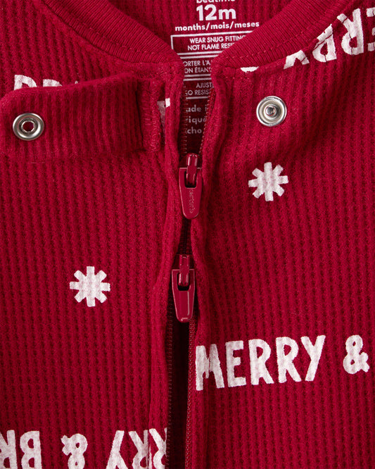 Pijama en Algodón Térmico Merry & Bright Christmas