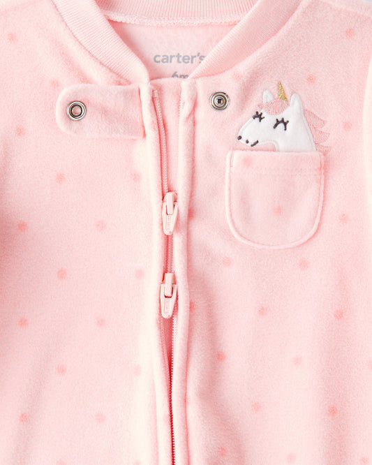 Pijama en Fleece Diseño Unicorn