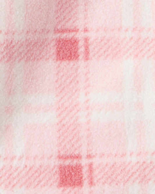 Conjunto 3 Piezas Chaqueta Escocés Rosa