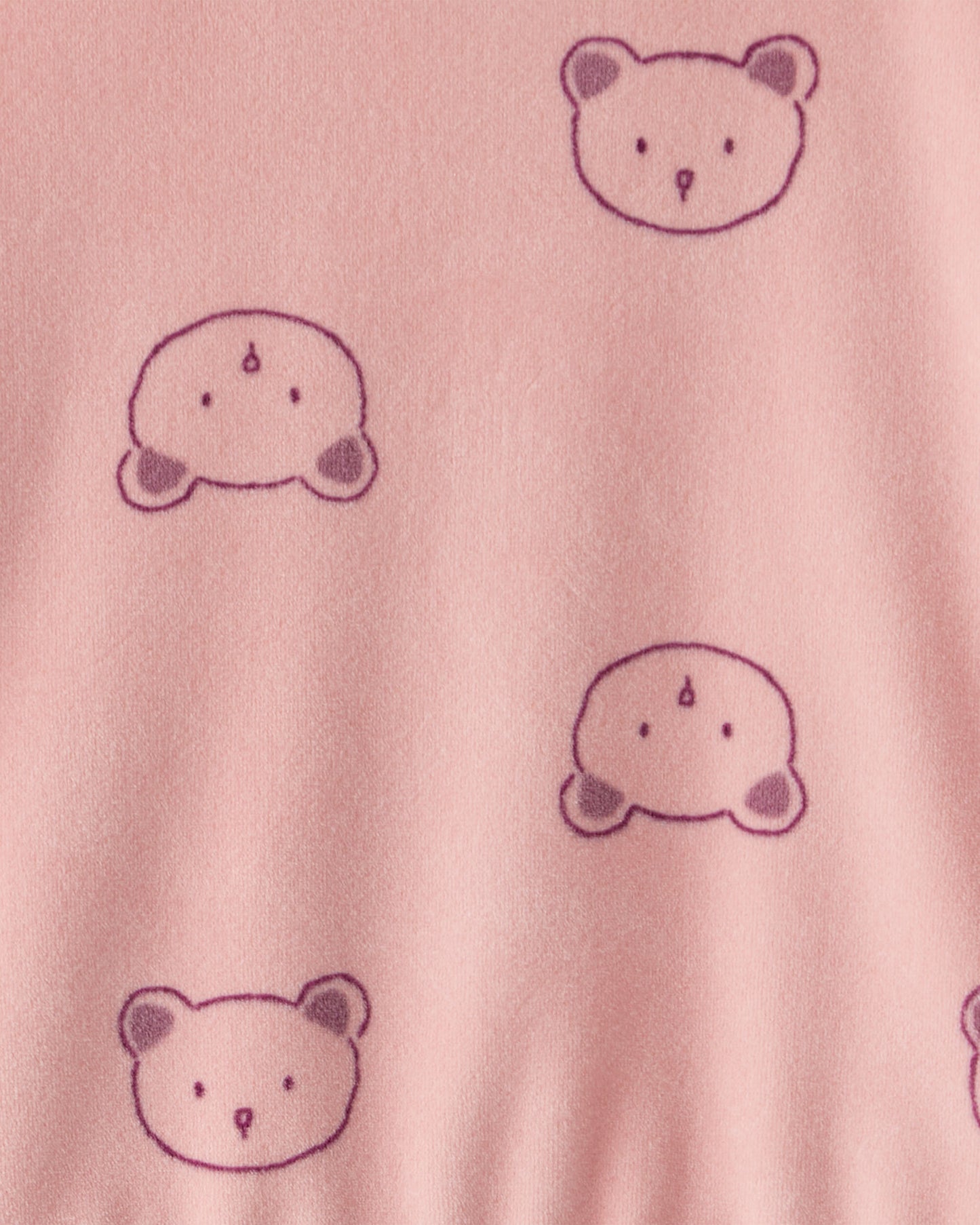 Conjunto 2 Piezas en Terciopelo Diseño Pink Bear