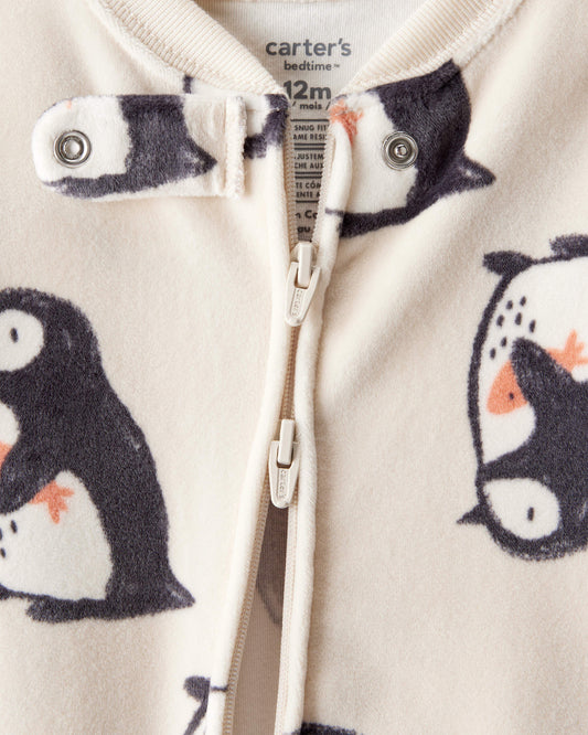 Pijama en Terciopelo Diseño Penguin