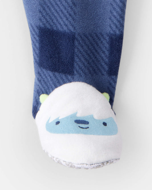 Pijama en Fleece Diseño Blue Yeti