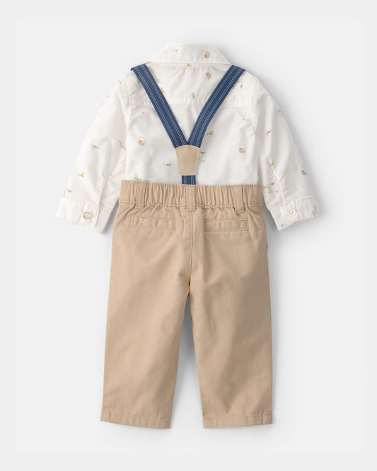 Conjunto 3 Piezas con Tirantes Easter Bunny