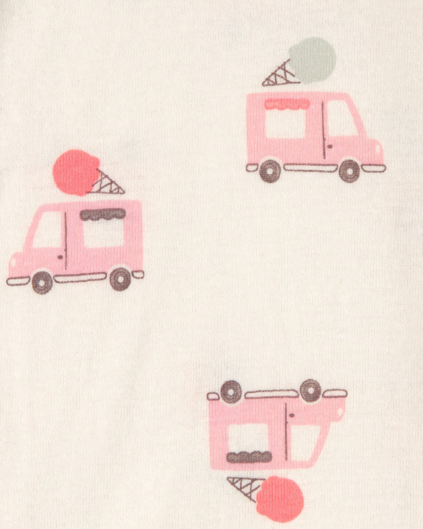 2 Pijamas en Algodón Diseño Ice Cream Truck