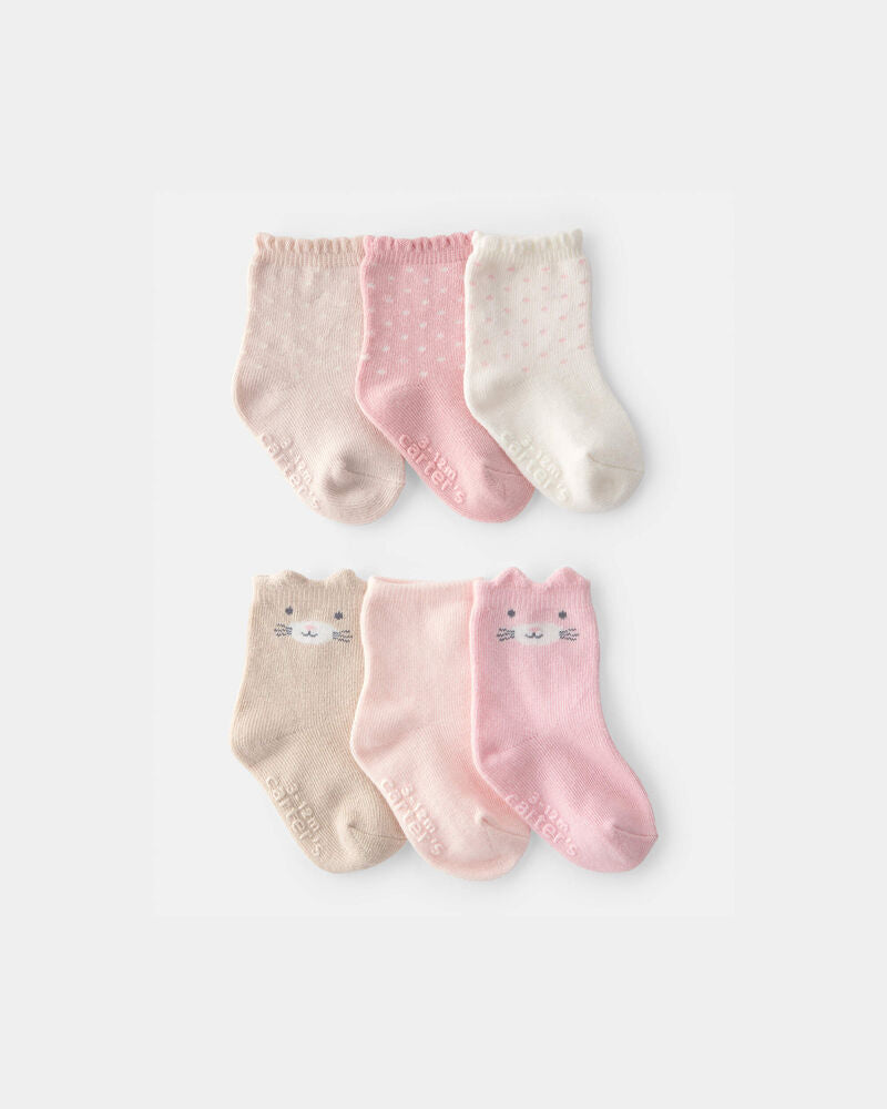Set 6 Pares de Medias Cat