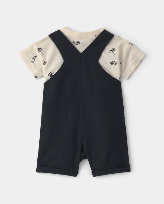 Conjunto 2 Piezas Overol Drill Beach