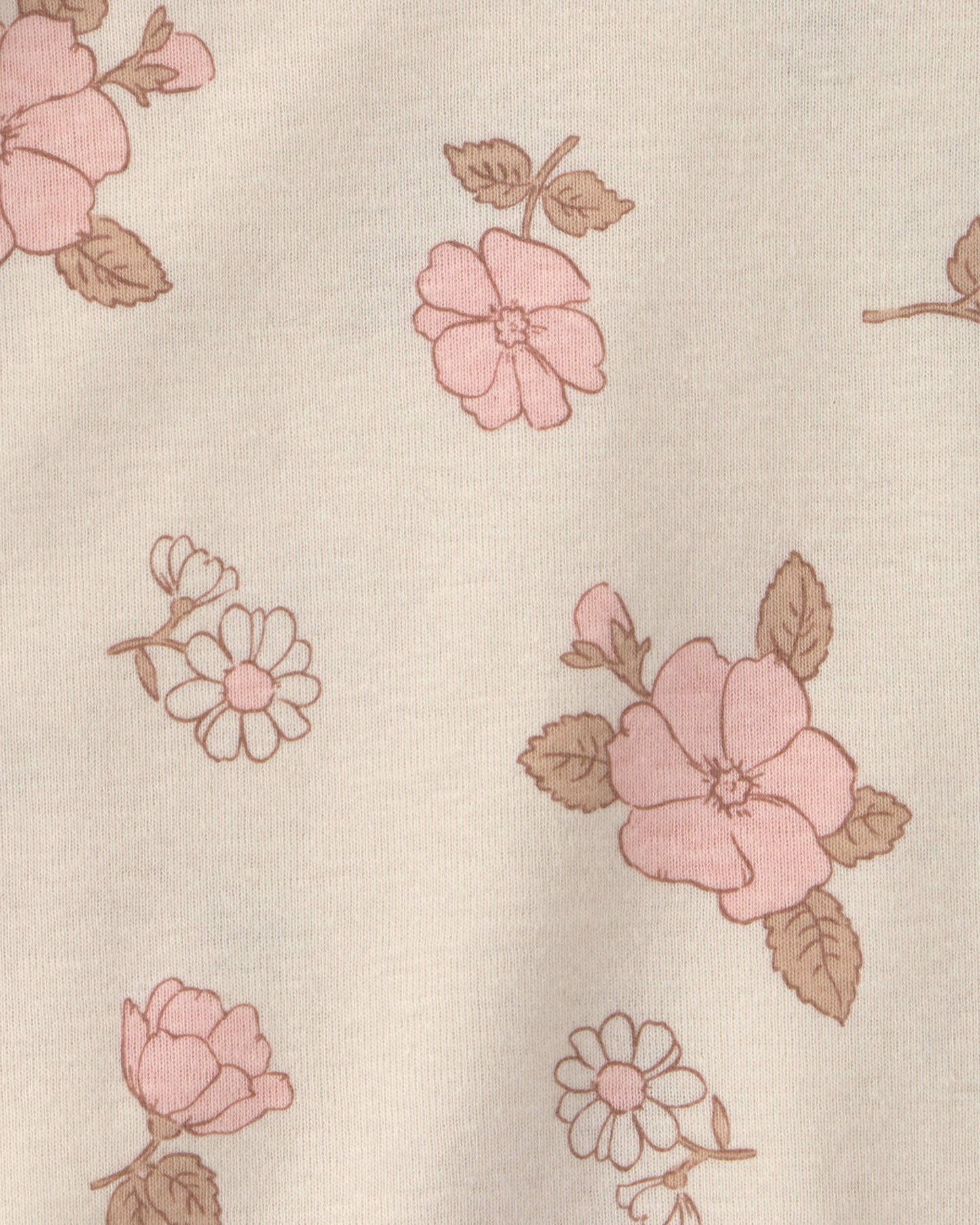Set 5 Bodies Manga Corta Diseño Pink/Ivory