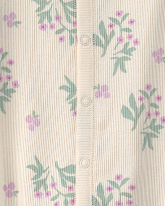 Pijama en Algodón Térmico Floral
